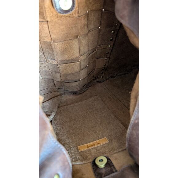 Hobo Brand Leather Handbag with gold studs - Picture 12 of 16